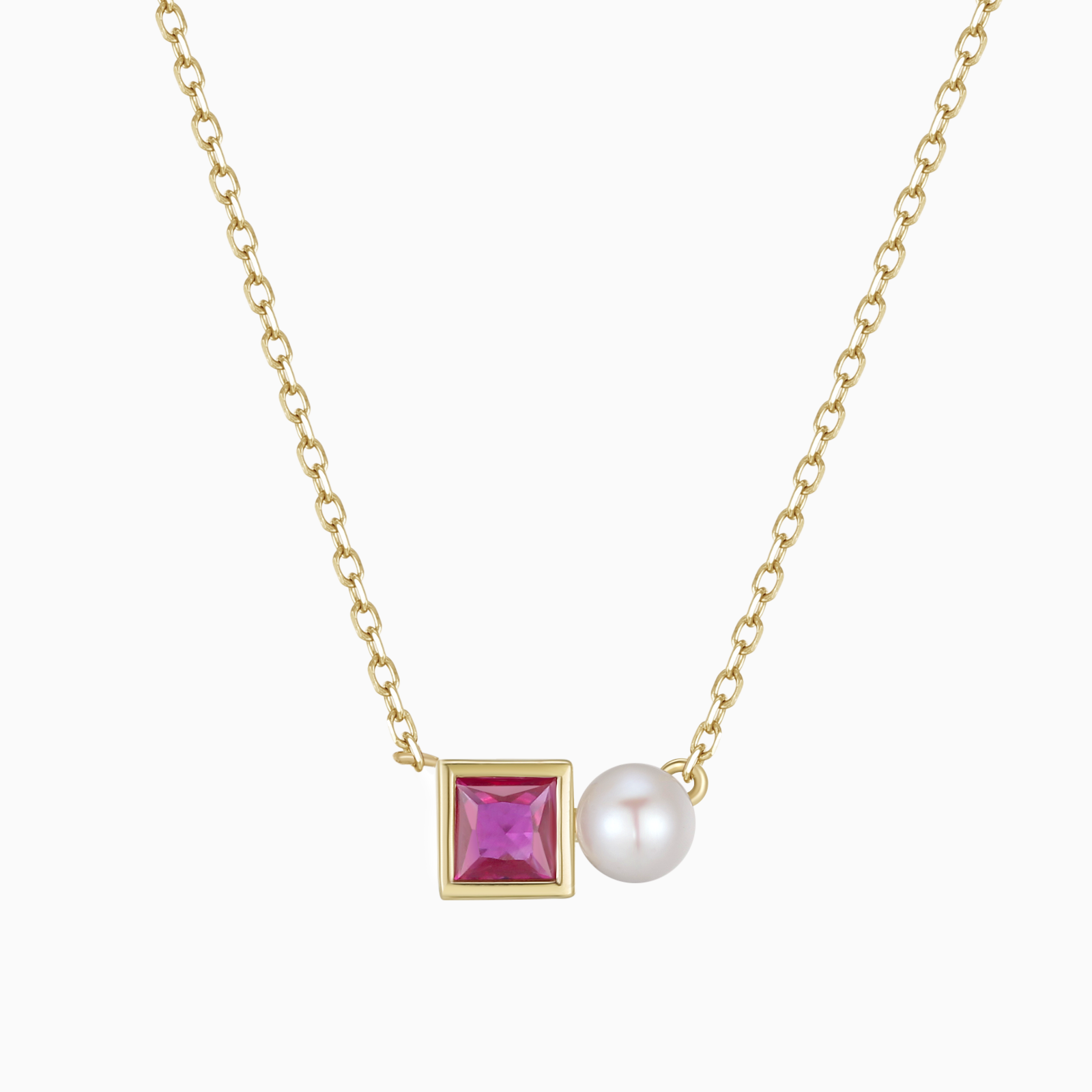 Bubble Necklace - Solid Gold