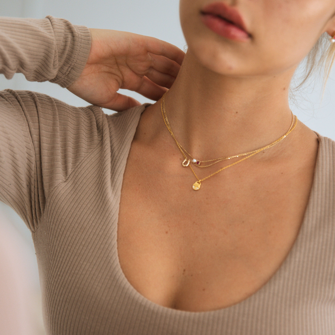 Bubble Necklace - Solid Gold