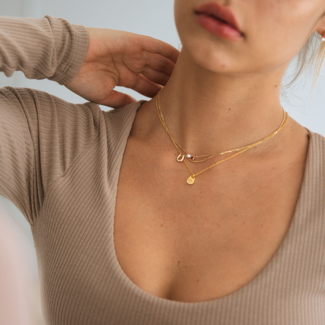 Bubble Necklace -  Solid Gold